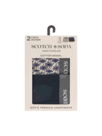Alternative view of Scotch & Soda 2 pack Men's Modal Knit Boxer shorts
