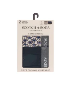 Alternative view of Scotch & Soda 2 pack Men's Modal Knit Boxer shorts