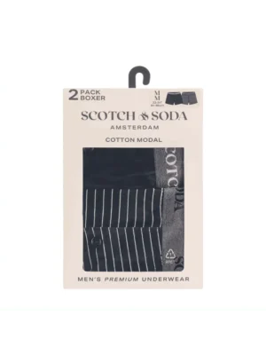 Alternative view of Scotch & Soda 2 pack Men's Modal Knit Boxer shorts