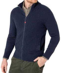 Timezone : Front zipper knitted sweater