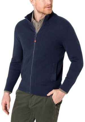 Timezone : Front zipper knitted sweater