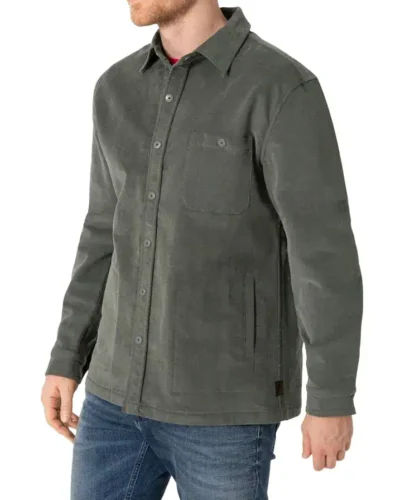 Timezone : Sporty corduroy overshirt