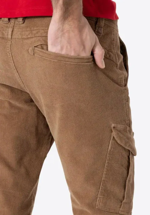 Timezone -  Corduroy cargo pants - Image 3