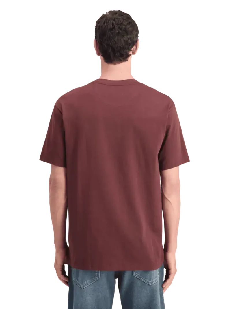 Scotch & Soda 178777 Essential regular fit logo T-shirt - Image 3