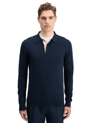 Scotch & Soda 178810 Knitted Polo long sleeve