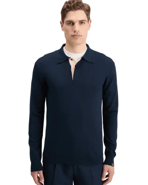 Scotch & Soda 178810 Knitted Polo long sleeve