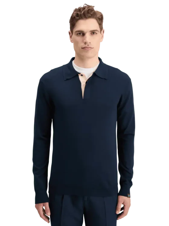 Scotch & Soda 178810 Knitted  Polo long sleeve