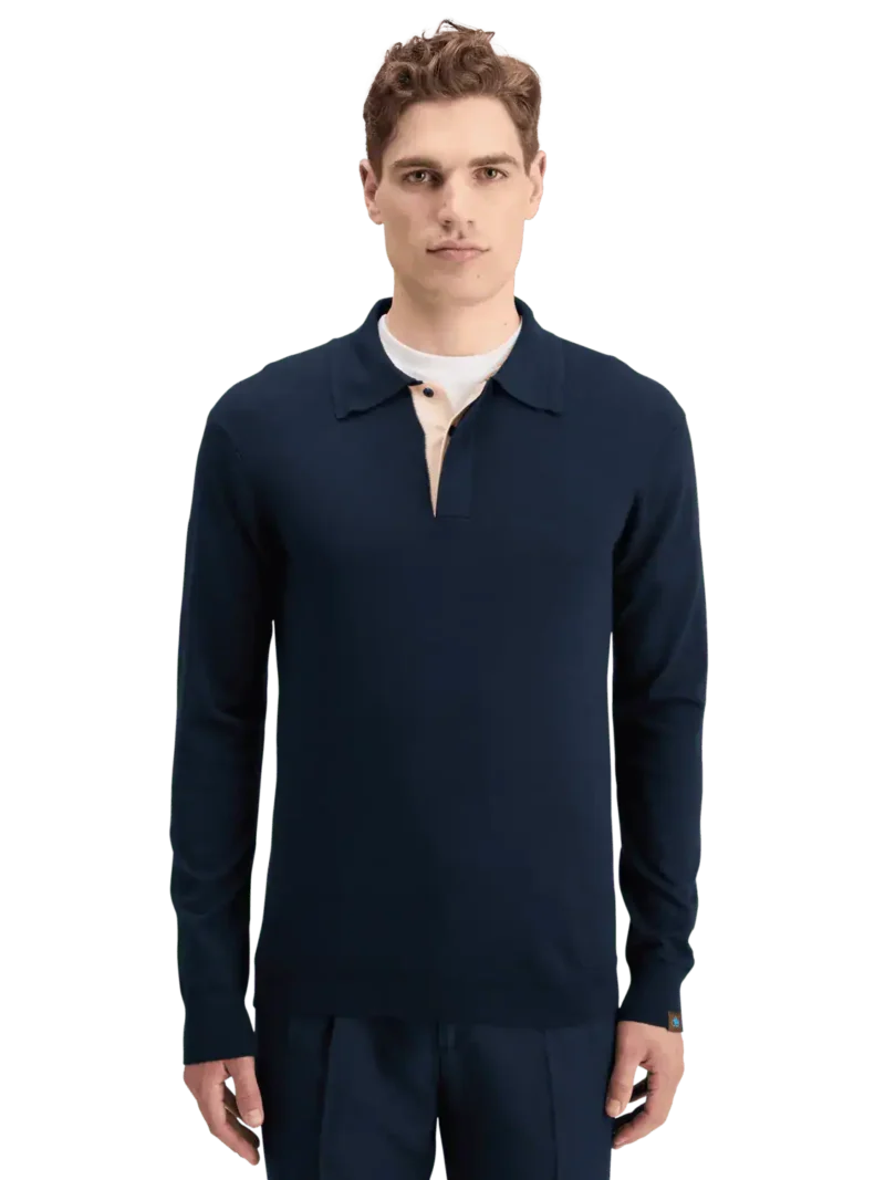 Scotch & Soda 178810 Knitted  Polo long sleeve