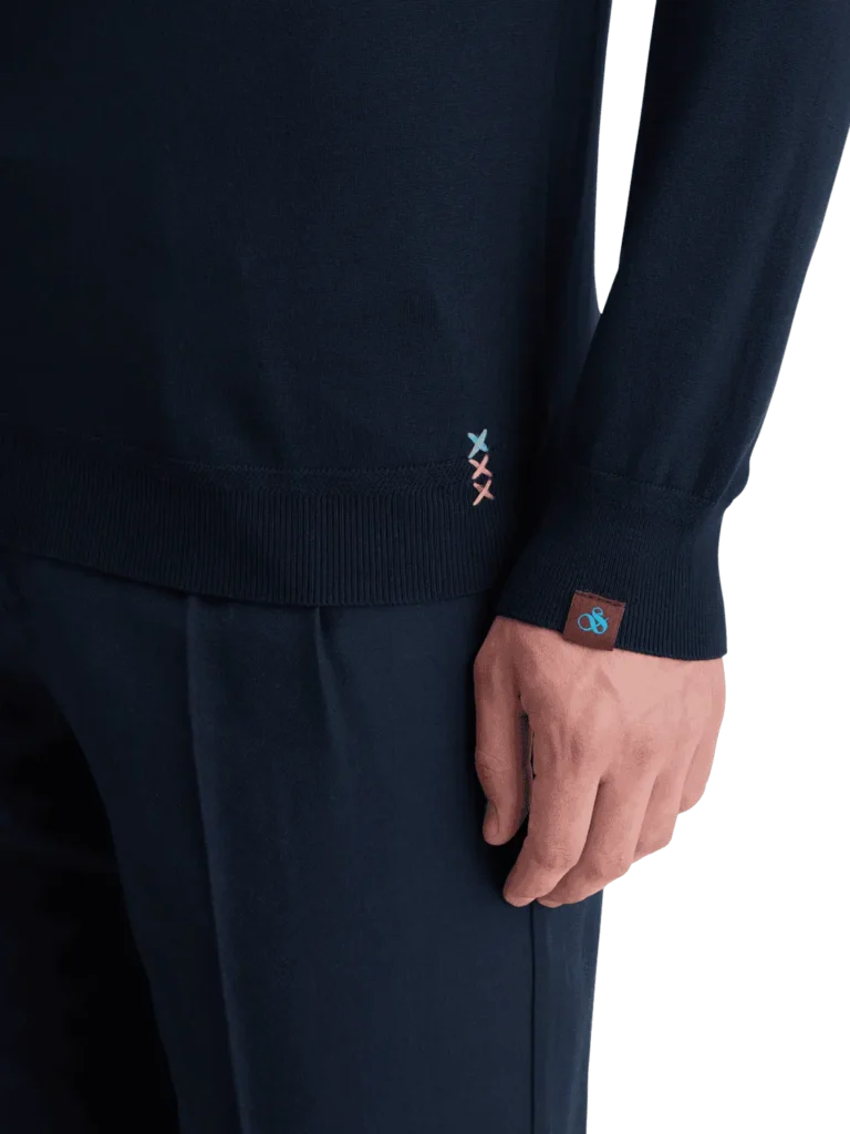 Scotch & Soda 178810 Knitted  Polo long sleeve - Image 3