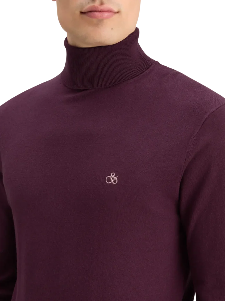 Scotch & Soda 178815 Essential Turtle neck Viscose sweater - Image 3