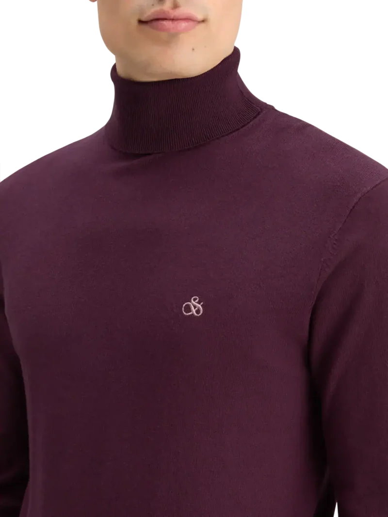 Scotch & Soda 178815 Essential Turtle neck Viscose sweater - Image 3