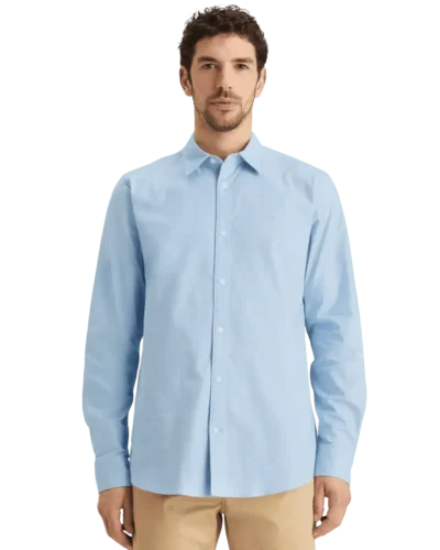 Scotch & Soda 179186 Essential Oxford Solid shirt blue