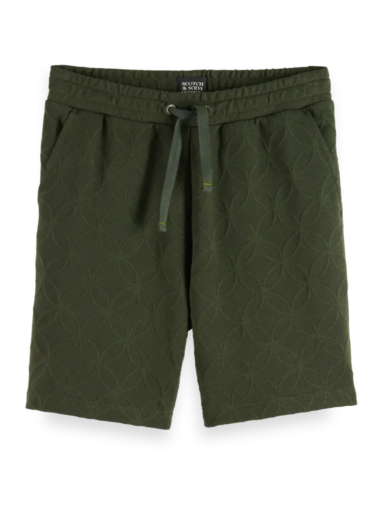 Scotch & Soda 178388 Jacquard Terry Sweatshorts - Image 3