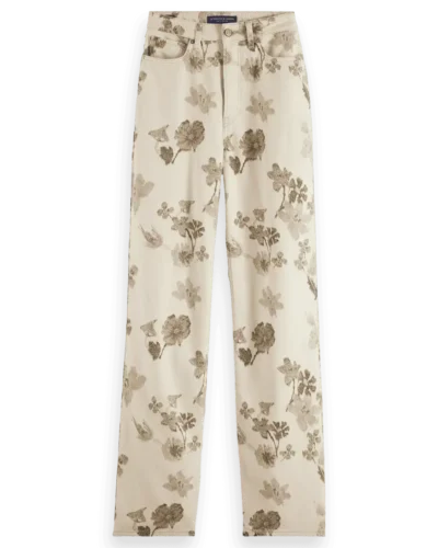 Scotch & Soda 178310 The Ripple authentic straight jeans- Poetry Tapestry