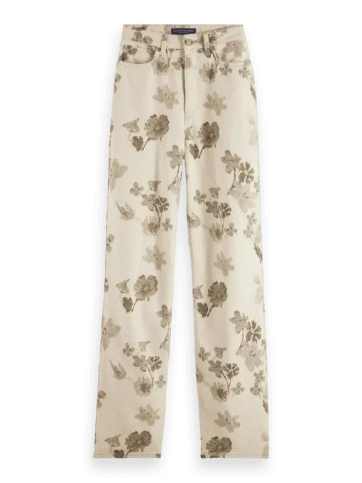 Scotch & Soda 178310 The Ripple authentic straight jeans- Poetry Tapestry