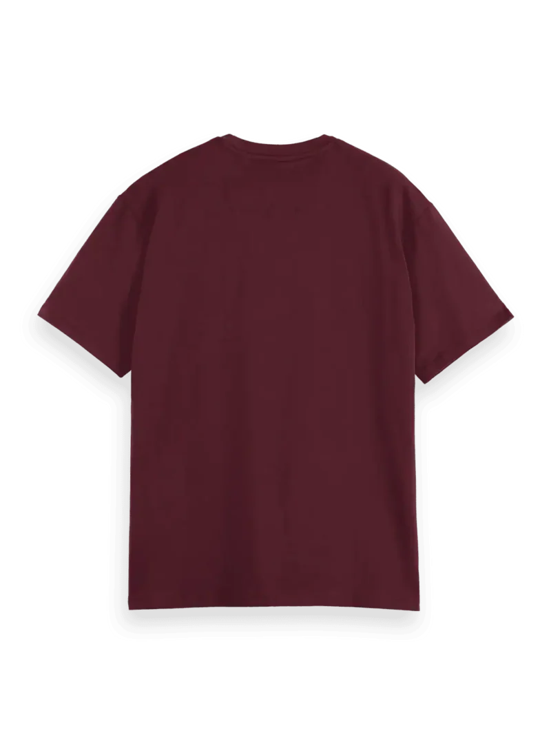 Scotch & Soda 178777 Essential regular fit logo T-shirt - Image 5