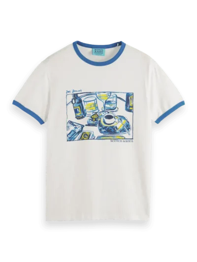 Scotch & Soda 180418 Joe Jonas X Scotch Soda Ringer t-shirt