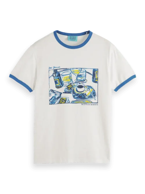 Scotch & Soda 180418 Joe Jonas X Scotch Soda Ringer t-shirt