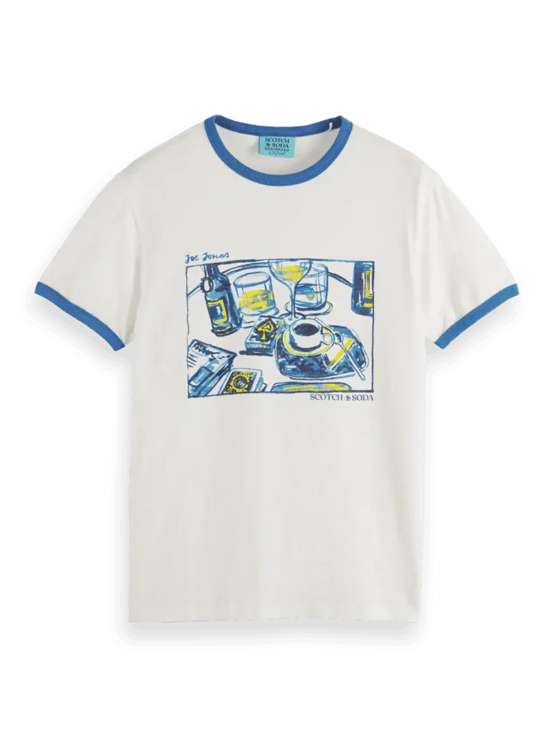 Scotch & Soda 180418 Joe Jonas X Scotch Soda Ringer t-shirt