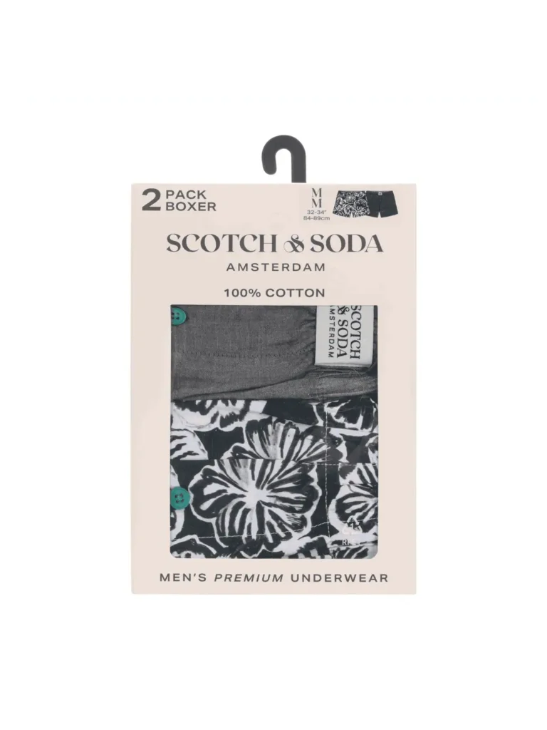 S&S SSFA24M2720-31: 2 pk Men's Cotton woven boxer brief - Image 2