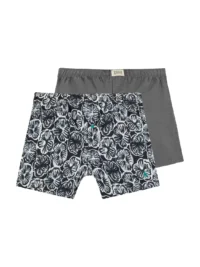 S&S SSFA24M2720-31: 2 pk Men's Cotton woven boxer brief