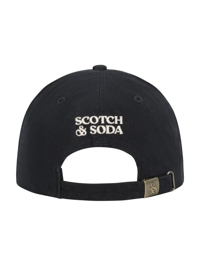 Scotch & Soda Cotton twill adjustable cap, Black - Image 2
