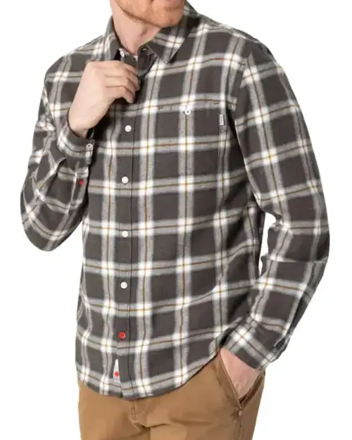 Timezone Check classic flannel shirt 23-10152-00-1125