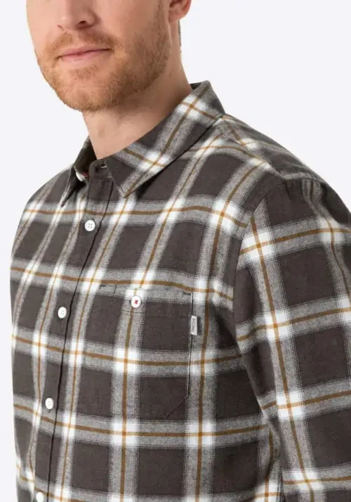 Timezone  Check classic flannel shirt 23-10152-00-1125 - Image 3