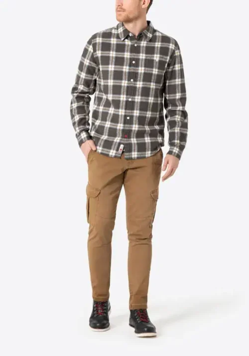 Alternative view of Timezone  Check classic flannel shirt 23-10152-00-1125