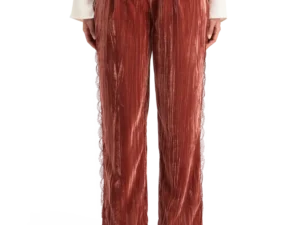 Scotch & Soda 178117 Lace trimmed velvet pant