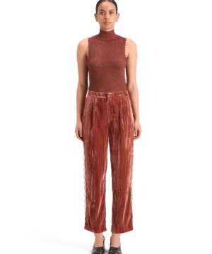 Alternative view of Scotch & Soda 178196 Metallic pointelle knitted tank