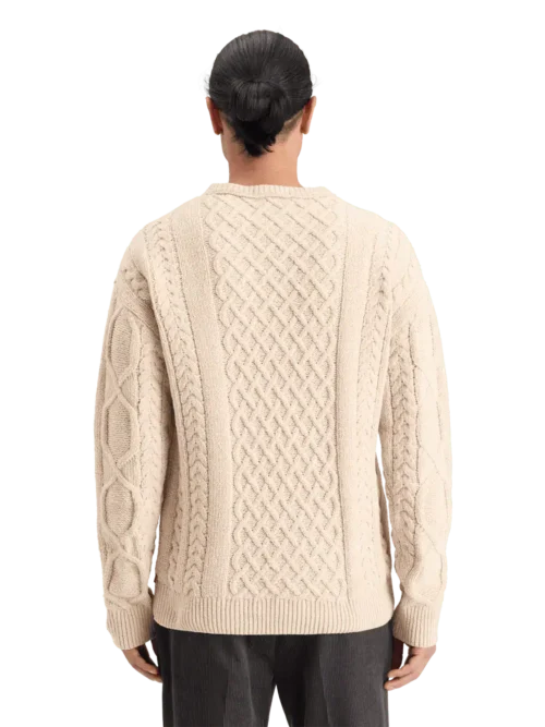 Scotch & Soda 178830 Round neck dropped shoulder Chenille knit - Image 4