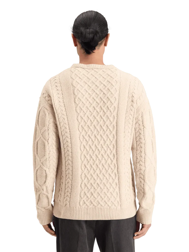 Scotch & Soda 178830 Round neck dropped shoulder Chenille knit - Image 4