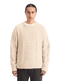 Scotch & Soda 178830 Round neck dropped shoulder Chenille knit