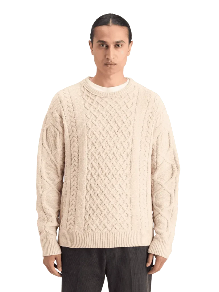 Scotch & Soda 178830 Round neck dropped shoulder Chenille knit