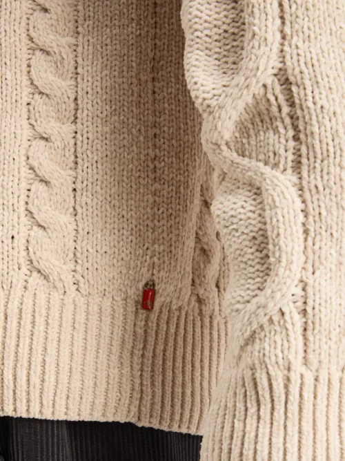 Scotch & Soda 178830 Round neck dropped shoulder Chenille knit - Image 3