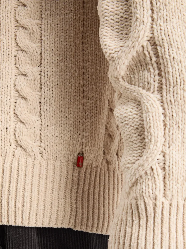Scotch & Soda 178830 Round neck dropped shoulder Chenille knit - Image 3