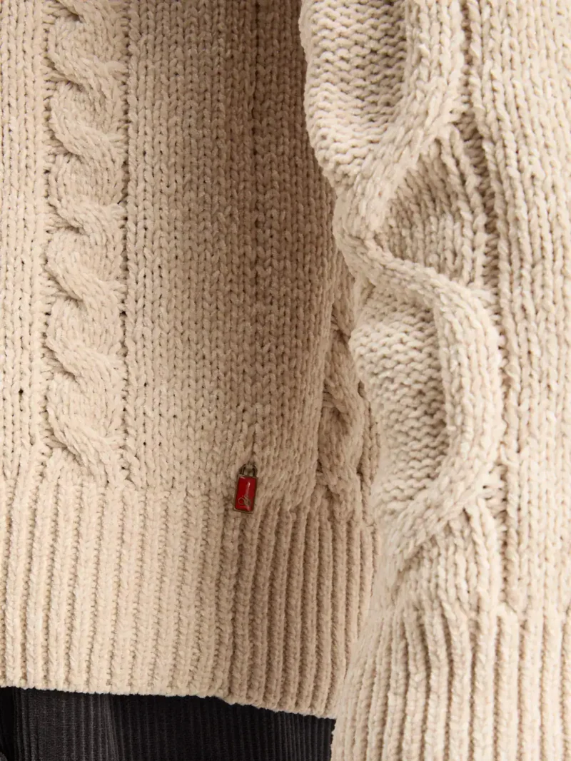 Scotch & Soda 178830 Round neck dropped shoulder Chenille knit - Image 3