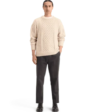 Alternative view of Scotch & Soda 178830 Round neck dropped shoulder Chenille knit