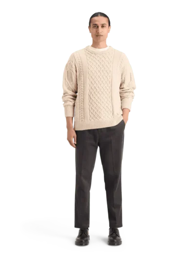 Alternative view of Scotch & Soda 178830 Round neck dropped shoulder Chenille knit