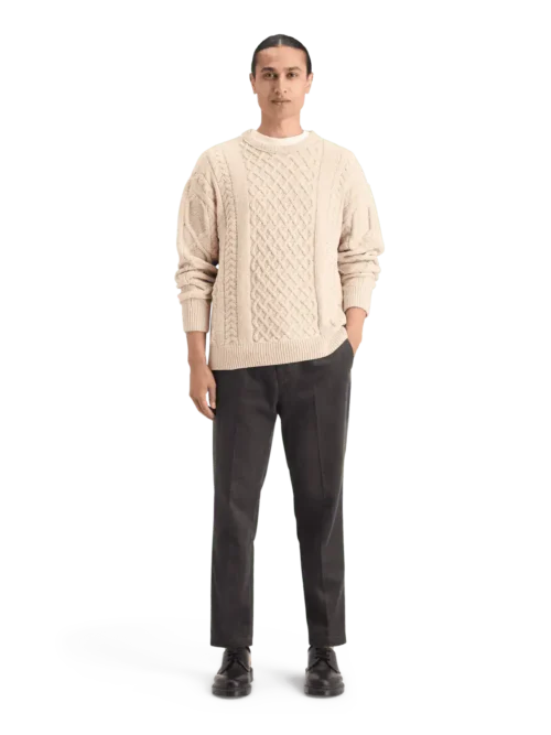 Alternative view of Scotch & Soda 178830 Round neck dropped shoulder Chenille knit
