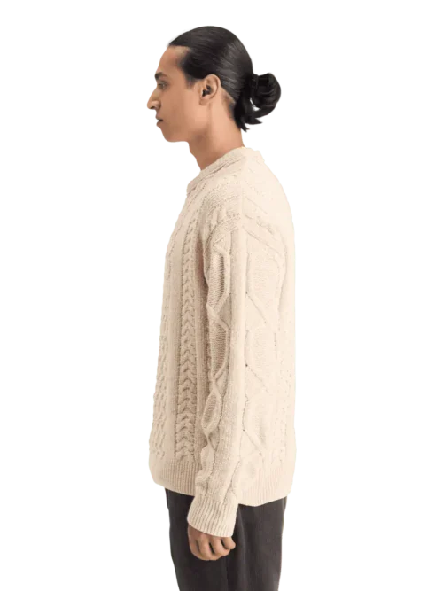 Scotch & Soda 178830 Round neck dropped shoulder Chenille knit - Image 5
