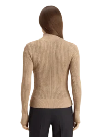 Alternative view of Scotch & Soda 178902   Metallic pointelle fitted pullover