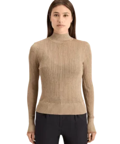 Scotch & Soda 178902   Metallic pointelle fitted pullover