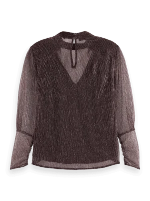 Scotch & Soda 178205 Lurex high neck top image1