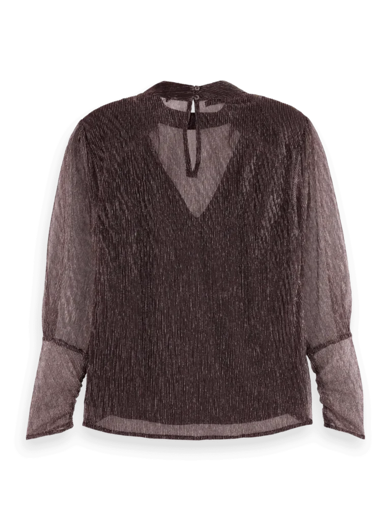 Scotch & Soda 178205   Lurex high neck top - Image 3
