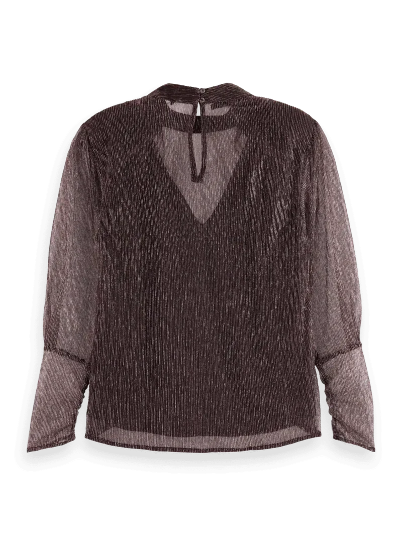Scotch & Soda 178205   Lurex high neck top - Image 3