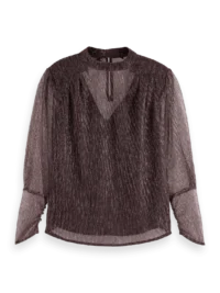 Scotch & Soda 178205   Lurex high neck top