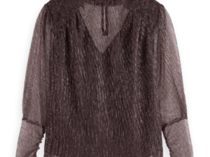 Scotch & Soda 178205   Lurex high neck top
