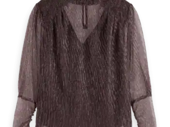 Scotch & Soda 178205   Lurex high neck top